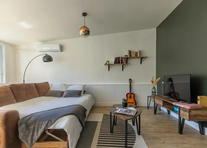 Le Patio - Spacieux T3 Avec Climatisation Et Jardin Privatif