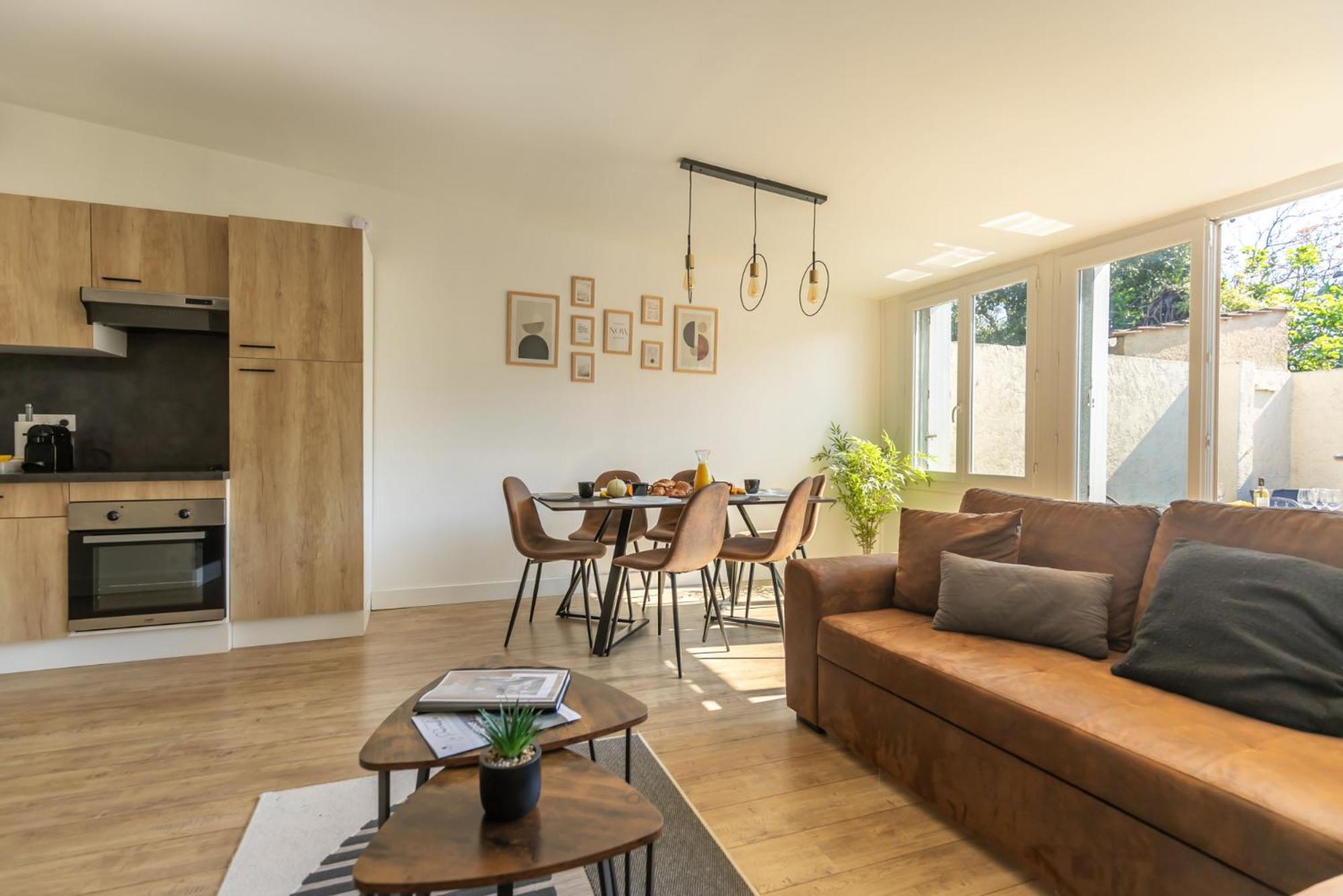 Le Patio - Spacieux T3 Avec Climatisation Et Jardin Privatif