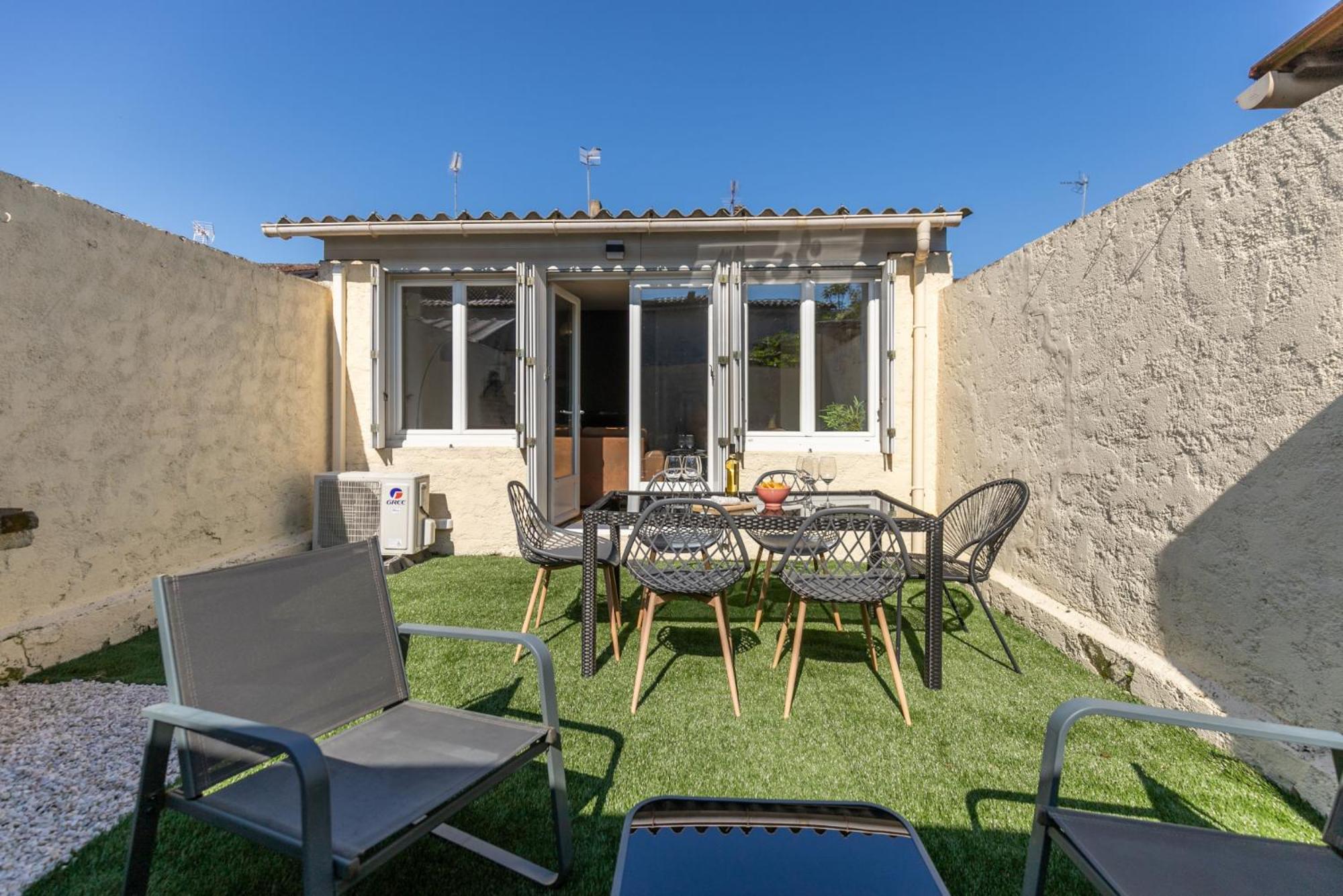 Le Patio - Spacieux T3 Avec Climatisation Et Jardin Privatif Apartamento *