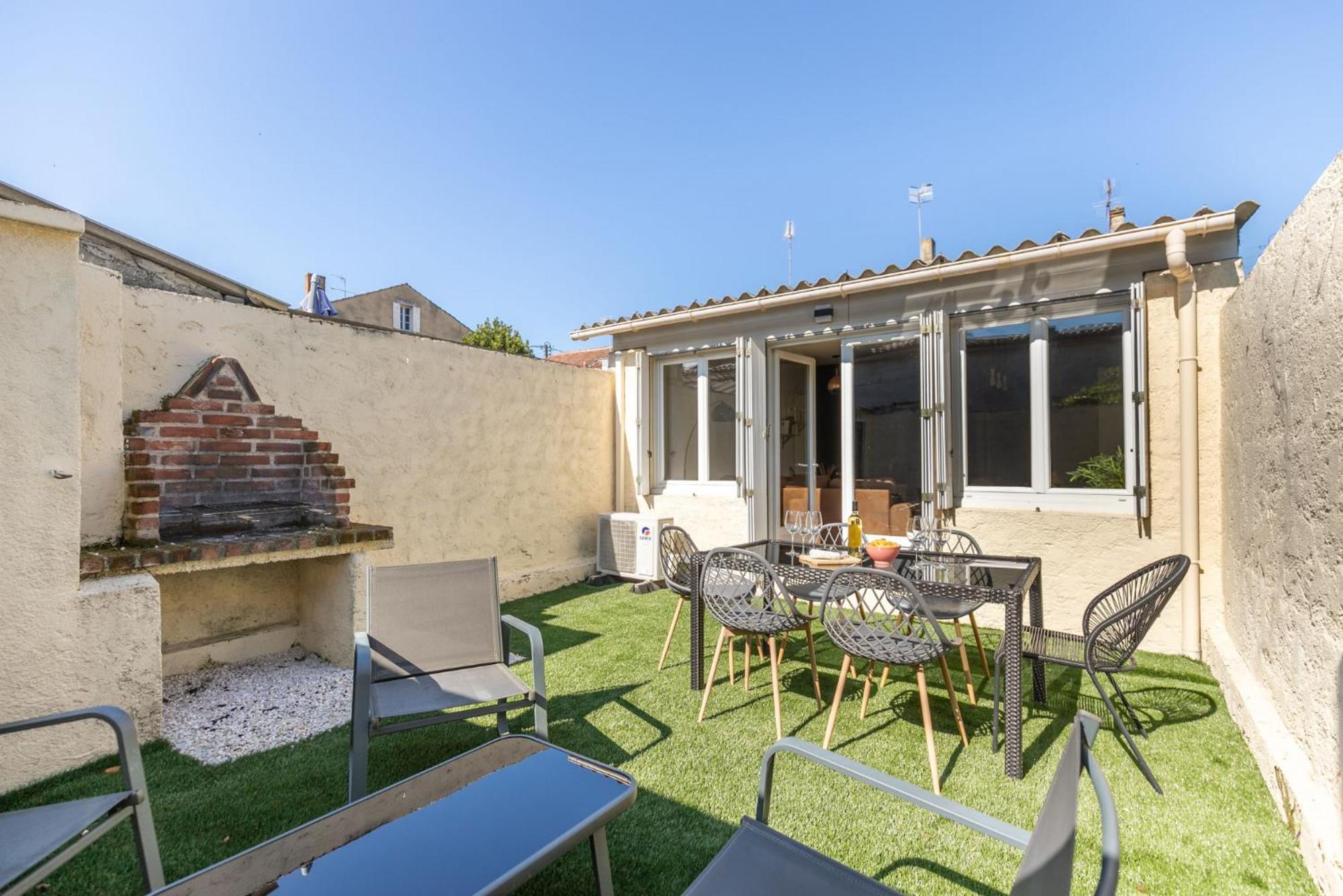 Le Patio - Spacieux T3 Avec Climatisation Et Jardin Privatif Apartamento